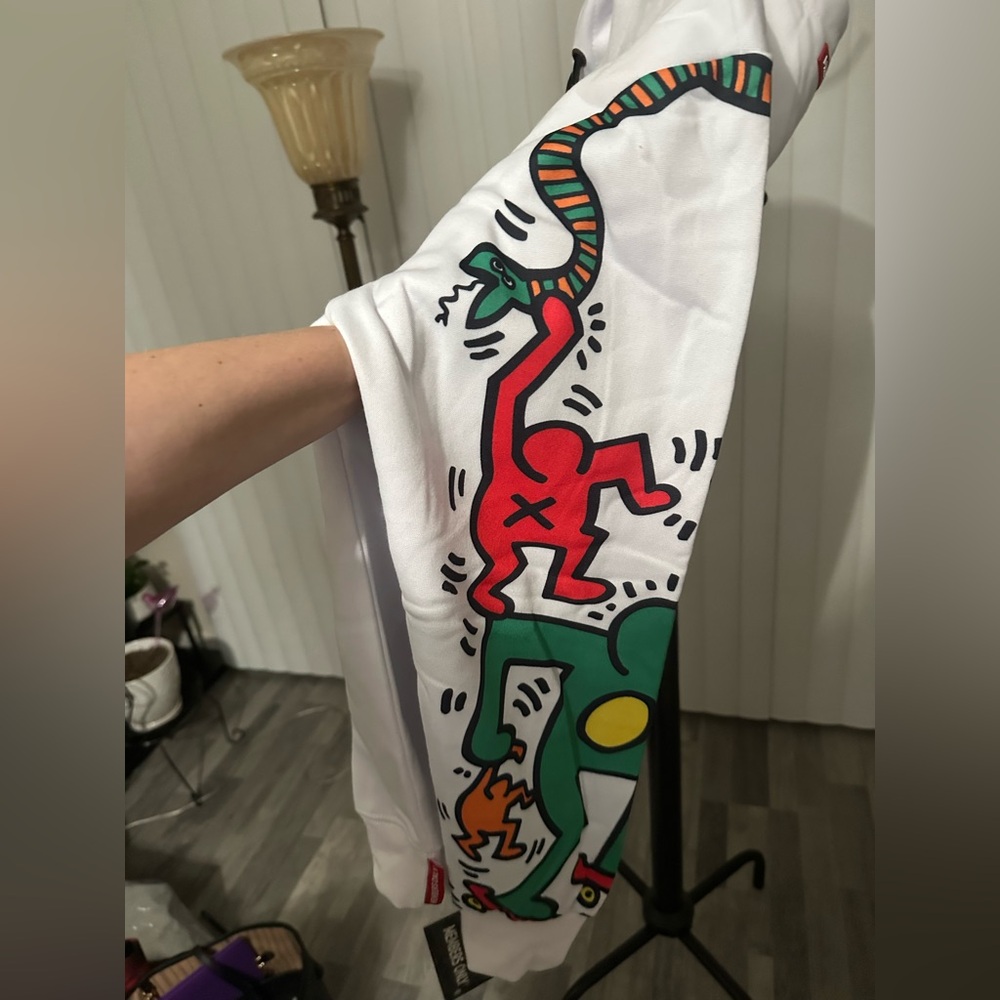 Keith Haring Members Only Art Hoodie - Picture 2 of 10